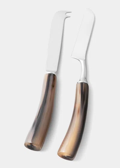 Zanchi Soft Cheese Knife Set In Neutral