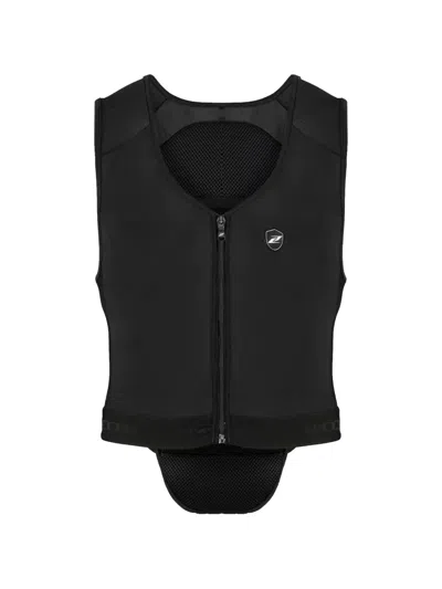Zandona` Italia Zip-up Vest In Black