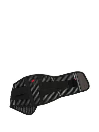 Zandona` Lumbar Elastic Band Striped Belt In Black