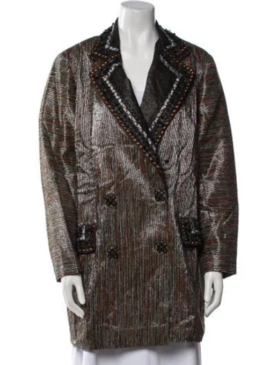 Pre-owned Zandra Rhodes Vintage 1980's Coat In Multi