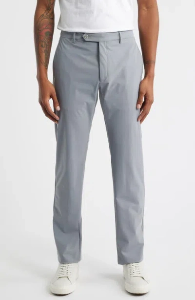 Zanella Active Stretch Flat Front Pants In Gray
