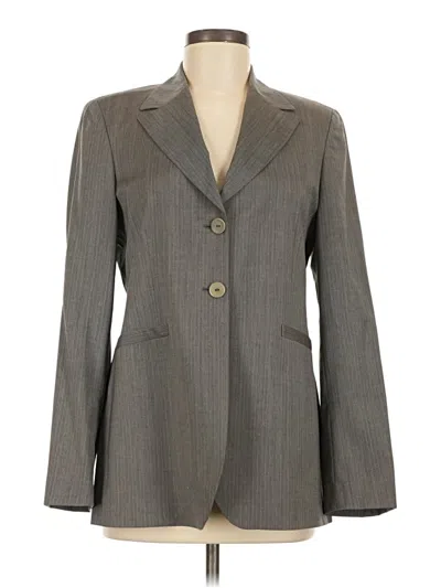 Pre-owned Zanella Blazer Jacket In Gray