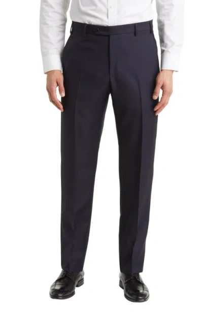 Zanella Devon Super 110s Serge Trousers In Blue