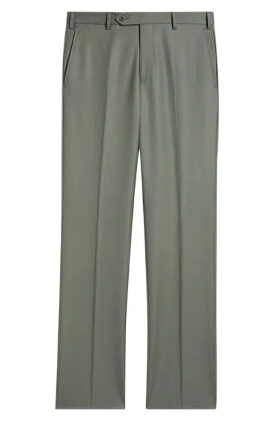 Zanella Devon Super 110s Serge Trousers In Gray