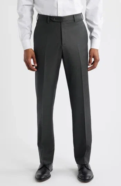 Zanella Devon Super 110s Serge Trousers In Gray