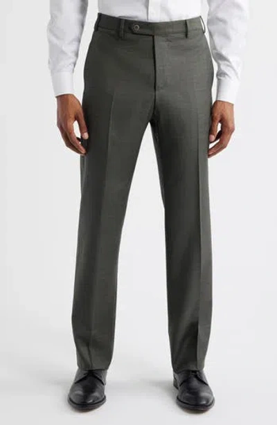 Zanella Devon Super 110s Serge Trousers In Gray