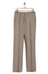 Zanella Devon Super 110s Serge Trousers In Brown