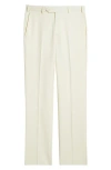 Zanella Devon Super 110s Serge Trousers In White
