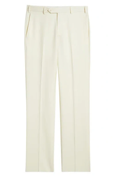 Zanella Devon Super 110s Serge Trousers In White