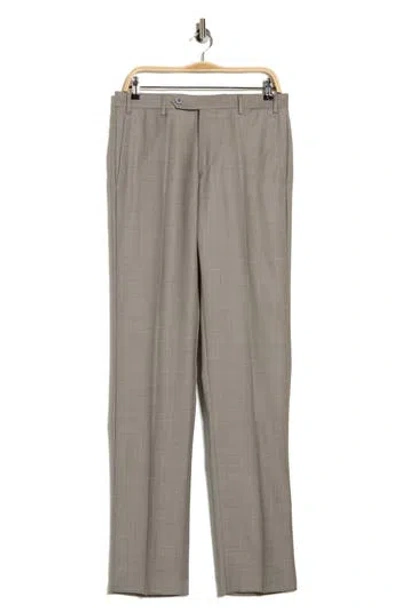 Zanella Devon Wool Straight Leg Pants In Gray