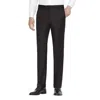 Zanella Devon Wool Trouser In Black In Black