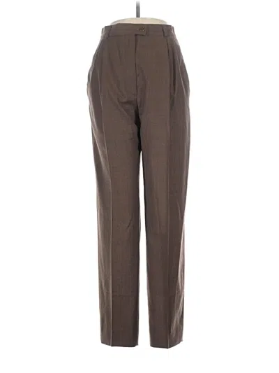 Pre-owned Zanella Dress Pants In Brown