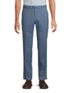 Zanella Men's Curtis Slim Tapered Leg Wool Trousers In Medium Blue