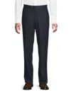 Zanella Men's Devon Wool Classic Fit Pants In Black