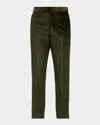 Zanella Men's Parker Stretch Corduroy Trousers In Green