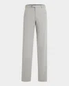 Zanella Men's Parker Stretch Twill Trousers In Stone