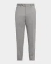 Zanella Men's Parker Wool Twill Pants In Gray