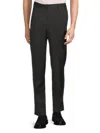Zanella Men's Tailored Fit Wool Dress Pants In Charcoal