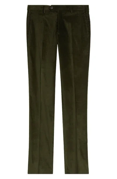 Zanella Parker Corduroy Pants In Green