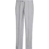 Zanella Parker Linen Pants In Gray