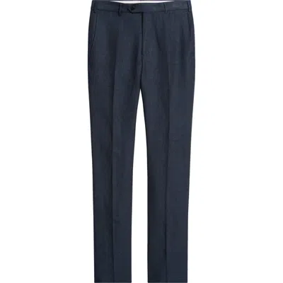 Zanella Parker Linen Pants In Blue
