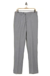 Zanella Parker Platinum Super 130's Gabardine Dress Pants In Gray