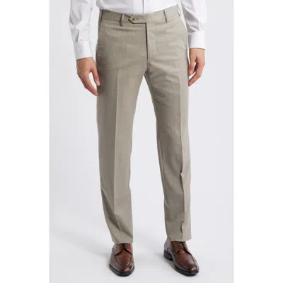 Zanella Parker Stretch Wool Trousers In Gray