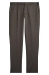 Zanella Parker Stretch Wool Trousers In Gray