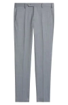 Zanella Parker Stretch Wool Trousers In Light Blue