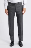 Zanella Men's Parker New Basic Wool Pants In Medium Grey