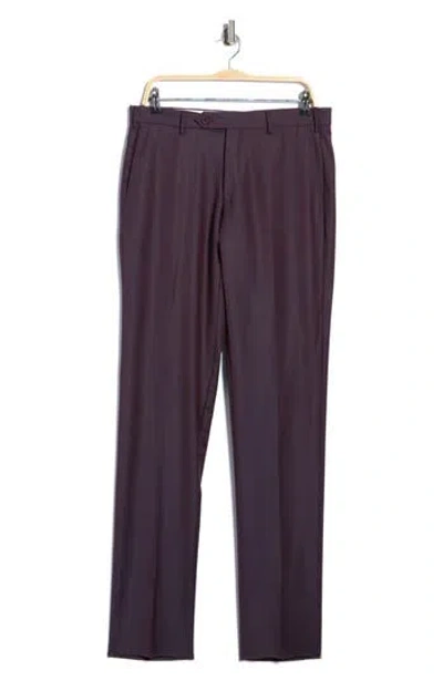 Zanella Parker Wool Trousers In Purple