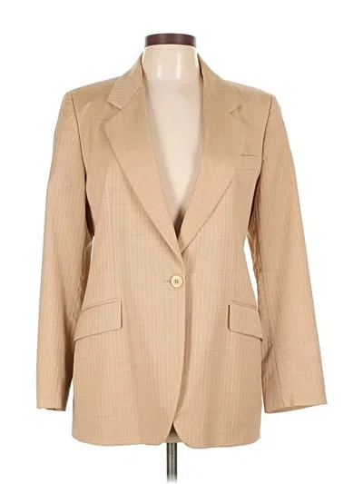 Pre-owned Zanella Wool Blazer Jacket In Brown