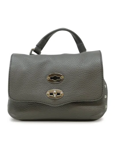 Zanellato 068010-0050000-z0130 Grey Montebianco Postina Daily Baby Leather Handbag