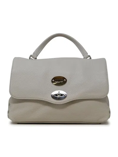 Zanellato 068010-0050000-z1192 Ivory Postina Daily Giorno S Leather Handbag