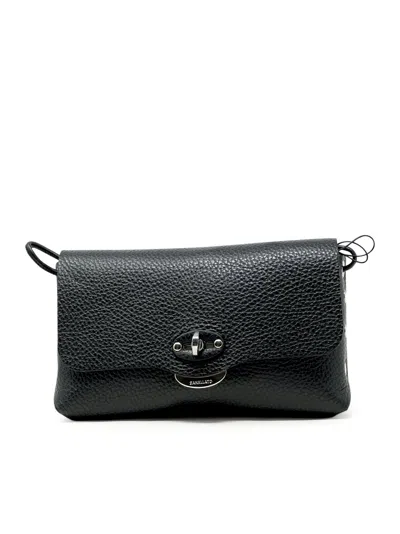 Zanellato 068331-0040000-z0001 Black Lettera Daily S Leather Clutch