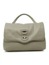 Zanellato 069200-1950000-z0171 Beige Sporcato Postina Raquet Club S Leather Handbag In Beige