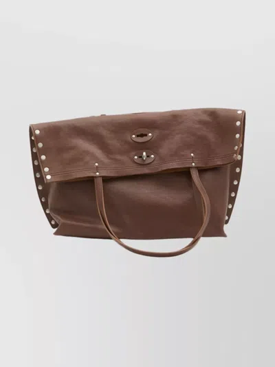 ZANELLATO A' SPASSO BEACH BAG WITH METAL FEET