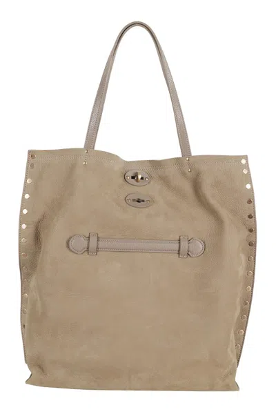 Zanellato A` Spasso Jones Bag In Neutral