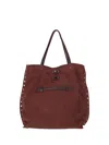 Zanellato Spasso Jones Tote Bag With Studded Detail In Brown