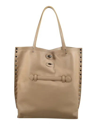 Zanellato A Spasso Shoulder Bag In Beige