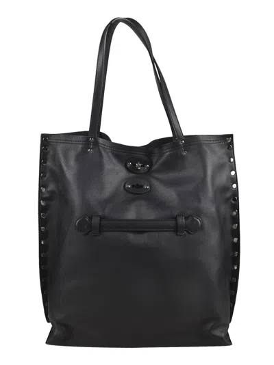 Zanellato A Spasso Shoulder Bag In Black