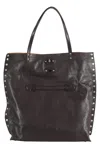 Zanellato Shoulder Bag With Studded Detailing And Dual Handles