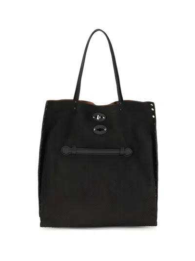 Zanellato A Spasso Tote Bag In Black