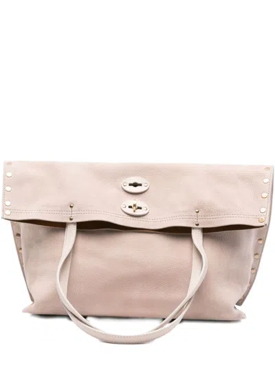 Zanellato A'spasso Jones Suede Leather Handbag