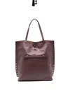 Zanellato Saeta Medium Leather Tote Bag With Studded Detailing