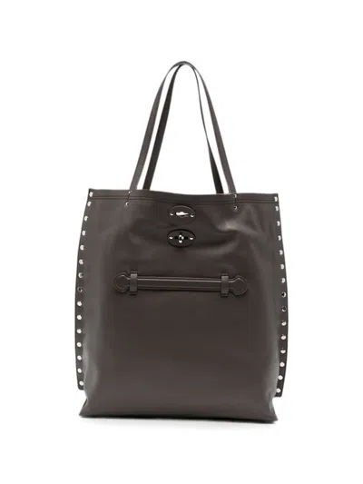 Zanellato A'spasso Saeta Shoulder Bag In Brown