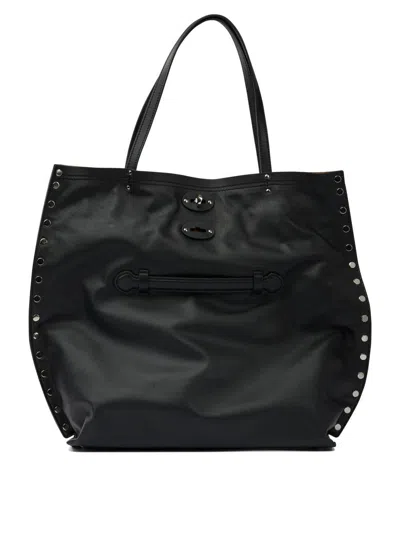Zanellato "a'spasso" Shoulder Bag In Black