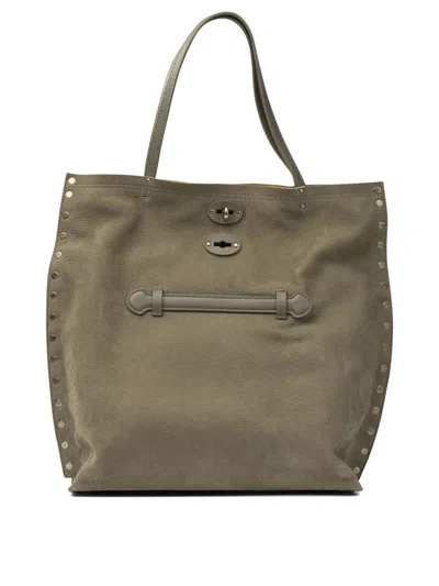 Zanellato "a'spasso" Shoulder Bag In Gray
