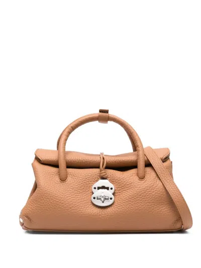 Zanellato Baby Dotta Pebbled Leather Tote Bag In Pattern