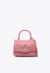 Zanellato Baby Postina Daily Bamboo Top Handle Bag In Pink